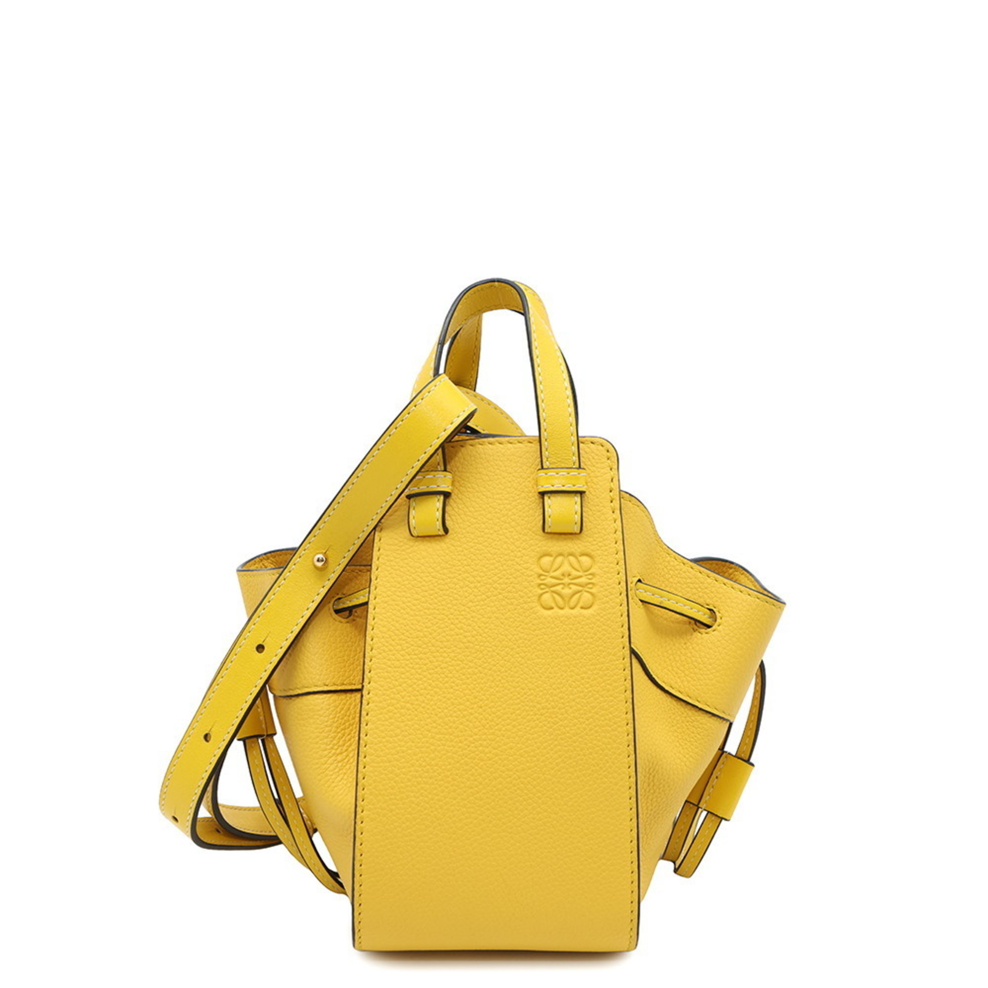 Loewe 2way Drawstring Hammock Mini Handbag In Calf Leather 31412V07 1921$